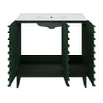 thumbnail image 6 of Cascade 36" Freestanding Bathroom Vanity in Green Oak with 3-Hole Widespread Sink Top, 6 of 7