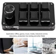 thumbnail image 3 of Langgg Mechanical Multifunctional Gaming Keyboard Home Portable USB Driver Free Mini Keypad Programmable Key Board Desktop PC Laptop Black, 3 of 8