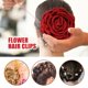 thumbnail image 3 of unbranded Clip Floral Rojo Oscuro Para De En Bodas Y Celebraciones, 3 of 8