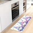 thumbnail image 6 of GZHJMY Christmas Gnomes Kitchen Mat Soft and Absorbent Bath Mats for Bathroom Non Slip Quick Dry Shaggy Bath Carpet Machine Wash for Kitchen Bathroom Shower Home Decor 39x20 in, 6 of 7