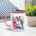 thumbnail image 3 of Watercolor Hello Winter Boxer Chill Christmas Welcome 11oz Accent Two-tone Mug Boxers Dog Lover Gifts Idea Coffee Tea Cup - 00016, 3 of 5