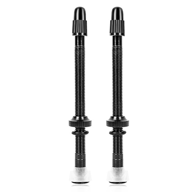 Mosiee 2Pcs Bike Tubeless Tires Valve Stem Aluminum Alloy For Presta Valve 80Mm