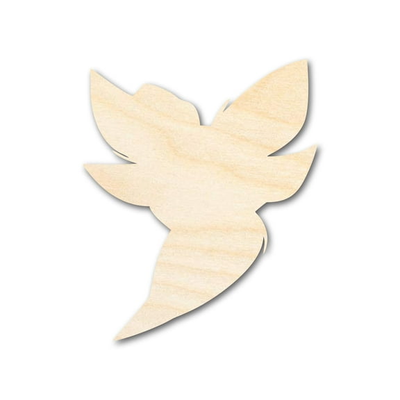 Unfinished Wood Hornet Mascot Shape 6" / 1/4"