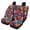 Blueberry Stripe Sky, variant on Psesaysky Lightning Snow Leopard Graphic Design Car Seat Protector Set 3 PCS, Car Seat Covers Polyester Anti-Slip Stretchy for Trucks Cars Sedans