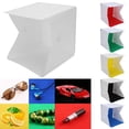 thumbnail image 4 of Caja de estudio fotográfico plegable portátil fotografía con caja de luz de 79 pulgadas/20 cm con 40 chips de lámpara fondos de 6 colores brillo ajustable de 10 niveles ANGGREK Otros, 4 of 8