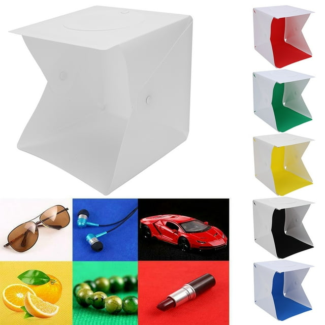 Sonew Portable Softbox,Photography Tent,20CM Soft Light Photography Box Portable Folding Lighting Softbox with 6 Color Backdrops