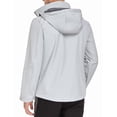 thumbnail image 2 of Men’s Softshell Jacket with Removable Hood, Fleece Lined and Water Repellent Light Gray M, 2 of 7