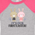 thumbnail image 4 of Inktastic Twins First Easter Boy Girl Boys or Girls Baby Bodysuit, 4 of 5