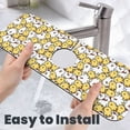 thumbnail image 6 of Sikiie Cartoon Chicken Splash Guard for Sink Faucet-1 PC Super Absorbent Fast Drying Mat Sink Gadgets-Splash Guard for Kitchen, Sink Mat, 6 of 7