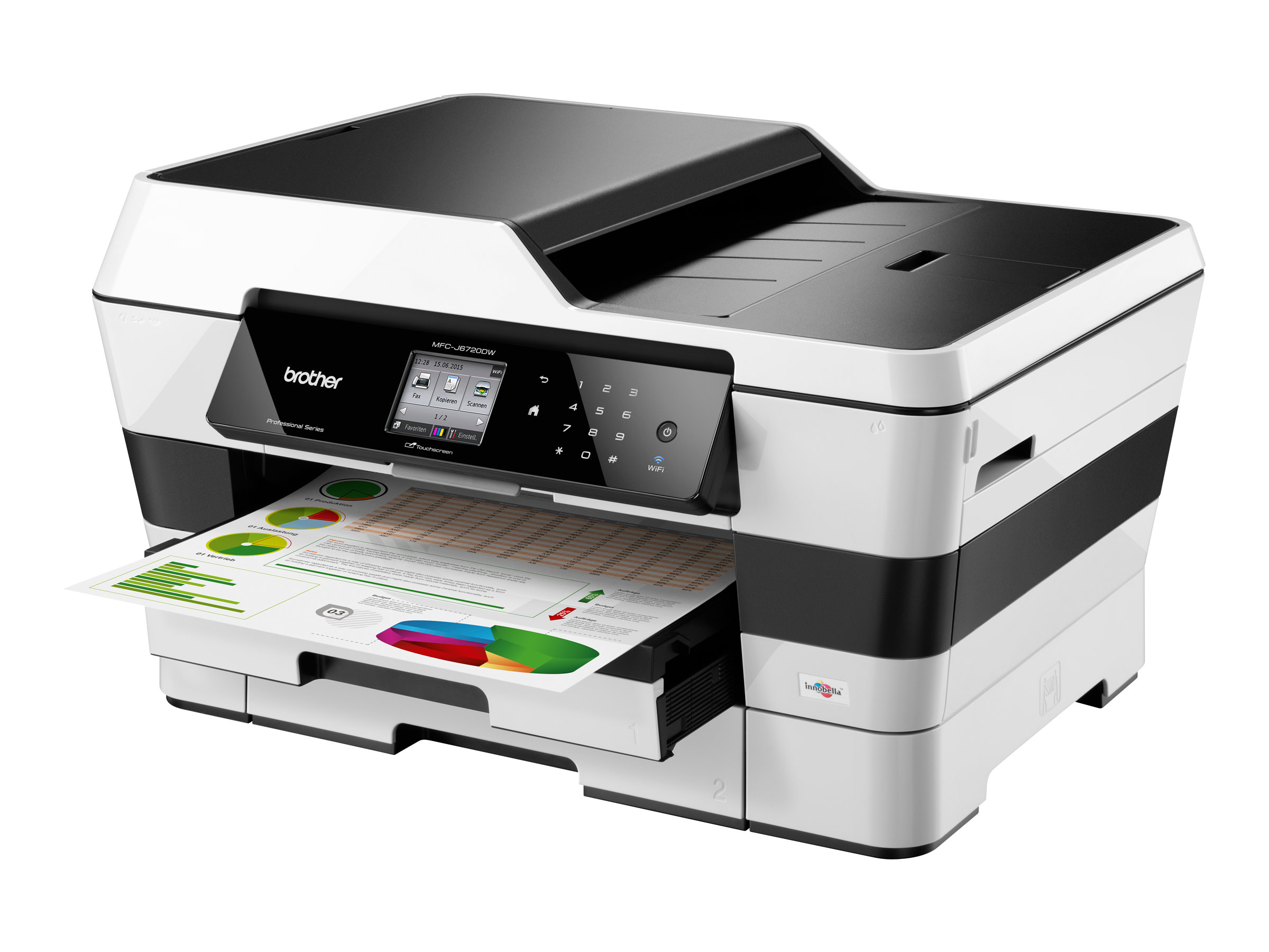 Brother MFC-J6720DW Wireless Inkjet Color Printer with Scanner, Copier and Fax - image 3 of 11