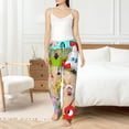 thumbnail image 6 of Lsque Pikmin Print Women's Pajama Pants, Lounge Pant - Comfortable Home Wear,Elastic Waistband, Stylish Design-Small, 6 of 9