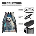 thumbnail image 4 of Yiaed Starry Sky Cloud Bulldog Print School Backpack College Backpack Daypacks for Students High School Spacious and Durable Daypack for Work and Travel-One Size, 4 of 6