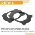 thumbnail image 4 of Unique Bargains Speaker Spacer Ring Tweeter Speaker Spacer Adapter Car for Toyota Corolla 2007-2018 Rear Doors ABS Black Waterproof, 4 of 6