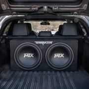 Open Box MTX 12-Inch 1200-Watt Car Audio Dual Loaded Subwoofer Box Enclosure