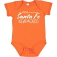 thumbnail image 3 of Inktastic From Santa Fe New Mexico in White Distressed Text Boys or Girls Baby Bodysuit, 3 of 5