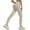 Beige, variant on Womens Yoga Leggings Multi-Texture Butt-Lifting High-Waisted Panel Yoga Outings Sports Outings Chic Sports Leggings For Ladies