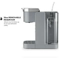 thumbnail image 6 of K-Iced Essentials Coffee Maker, Single-Serve KCup Pod Brewer with Removable Reservoir and Auto-Off, Energy Efficient, Includes K Iced Tumbler, Compact, Arctic Gray, 6 of 9