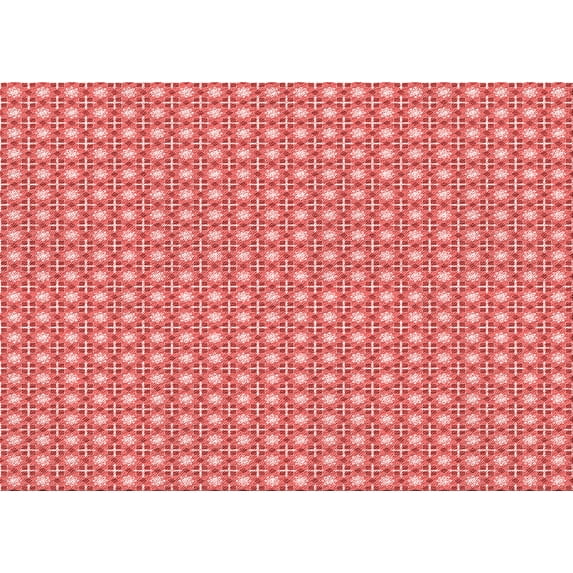 Ahgly Company Machine Washable Indoor Rectangle Transitional Light Coral Pink Area Rugs, 6' x 9'