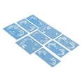 thumbnail image 3 of Face Paint Stencils, PET Rich Patterns Face Paint Template  For Adults For Halloween For Kids For Holiday Party Cosplay, 3 of 8