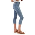 thumbnail image 4 of Jordache Women's High Rise Pull On Super Skinny Capri Jeans, 4 of 5