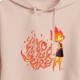 thumbnail image 3 of Elemental - Find Your Fire Ember - Juniors Cropped Pullover Hoodie, 3 of 5