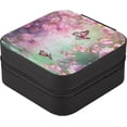 thumbnail image 2 of GZHJMY Jewelry Box Butterfly Personalized Jewelry Box - Travel Portable Jewelry Case for Ring, Pendant, Earring, Necklace, Bracelet for Necklace Bracelet Earrings Rings, 2 of 7