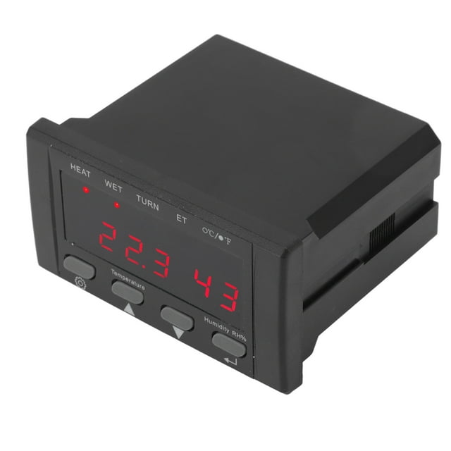 Egg Incubator Thermostat, Fahrenheit Celsius Incubator Temp Controller Multi Functional Accurate Stable Simple Operation for Reptile