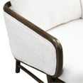 thumbnail image 5 of Bucket - style Armchair Duo | Perfect for Relaxing at Home | Sherpa - covered Seats and Solid Wood Structure | Ensures Comfort during Extended Use, 5 of 6