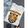 thumbnail image 3 of Revolution Academy Tiger  Women T-Shirt, Female Large, 3 of 4