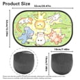 thumbnail image 7 of Yuyamidu Rabbit Car Side Window Sun Shades Sheep Car Window Shades Suitable for Most SUV Truck 2 Pack Sun Shield Block for Baby Car Accessories Sun and UV Rays Protection, 7 of 7