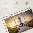 thumbnail image 6 of Elephant Stock Yaquina Lighthouse On The Oregon Coast Wall Art - Horizontal Multi Panel Canvas - Living Room Wall Decor - Nautical Multi Panel - Yellow And Green Decor By Scott Stulberg - 45" x 28", 6 of 8