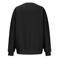thumbnail image 4 of Timegard Womens Long Sleeve Tops Crewneck Drop Shoulder Solid Color Pullover Fall Casual Loose Blouse, 4 of 6