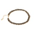 thumbnail image 2 of Pulsera Tobillera Ametrinaa Oruga 5mm Ajustable Chapa de Oro 18k 22 cm, 2 of 5