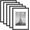 Black, variant on 20x30 Picture Frame Set of 5, Display Pictures 16x24 with Mat or 20x30 Without, Wall Gallery Photo Frames, Black