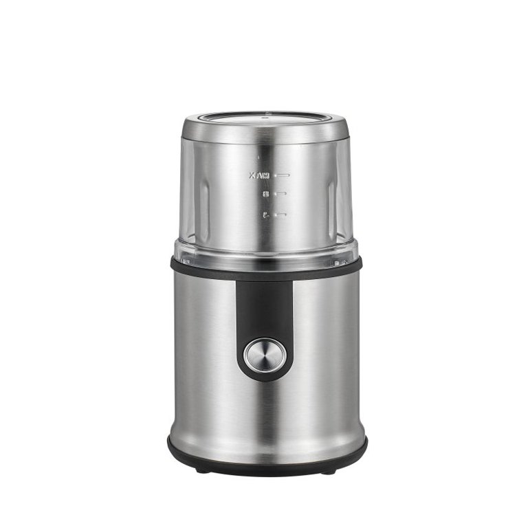 Kaffe Electric Blade Coffee Grinder w/Removable Cup. 4.5oz 14-Cup Capacity.  Cleaning Brush Included. Perfect Grinder for Coffee, Tea, Spices, Corn,  Herbs. (Black)