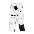 thumbnail image 4 of Haiem Doodle Cute Cat Women's Pajama Pants Ultra Lightweight Pjs Bottoms Sleepwear Bottom Pants With Pocket Drawstring-Medium, 4 of 9