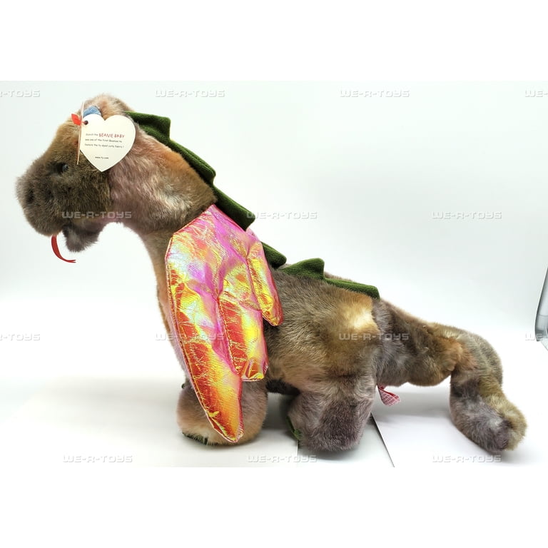 Ty Buddy Toy: Scorch the Dragon Stuffed Animal with Mint Tags