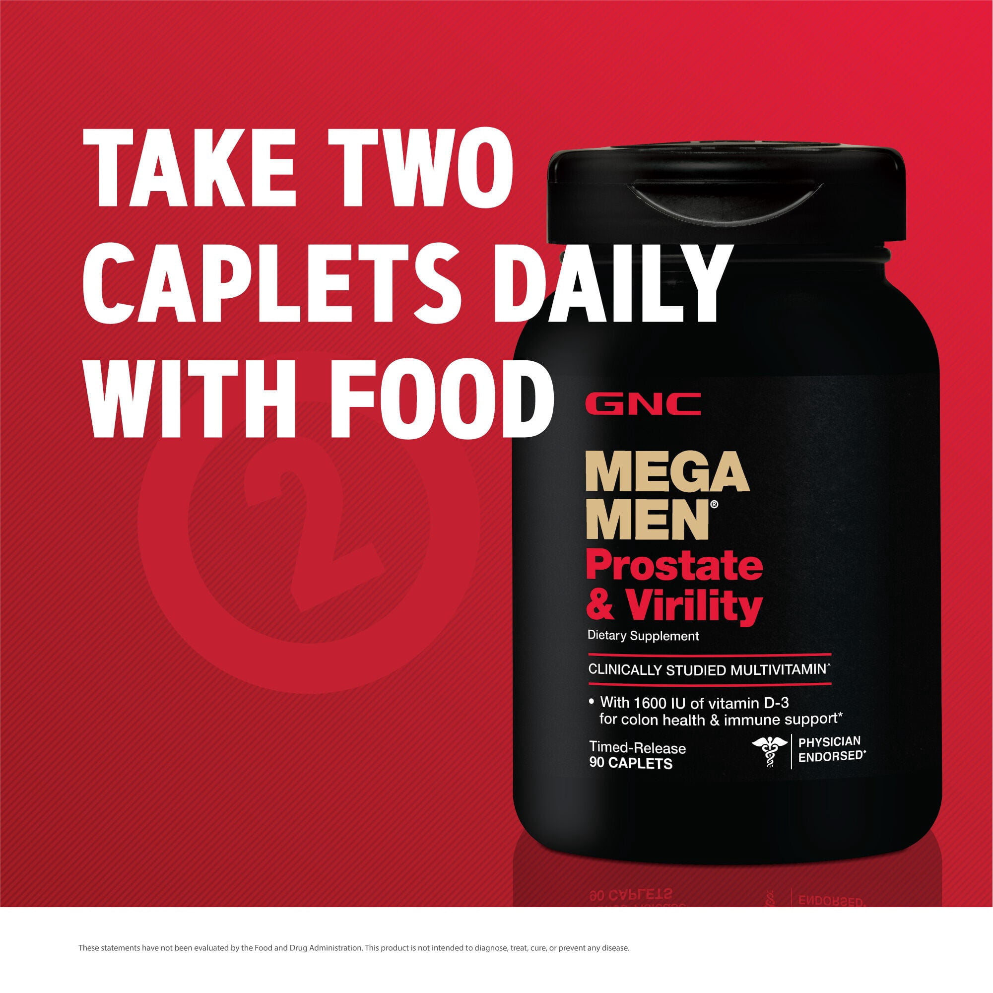 GNC Mega Men Prostate and Virility Multivitamin | Supports Optimal Sexual Health and Prostate Health | 90 Count