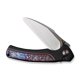 thumbnail image 1 of WE Knife Ziffius Button Lock 22024D-2 Blue Flamed Titanium 1/310 Pocket Knives  Cuchillo WE Knife Co., Ltd Ziffius Button Lock, 1 of 5