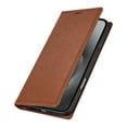 thumbnail image 5 of For iPhone 17 Wallet Case, Premium PU Leather Flip Magnetic Folio Case with Card Holders RFID Blocking Kickstand [Shockproof TPU Inner Shell] Protective Phone Cover,Brown, 5 of 6
