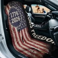 thumbnail image 2 of Bulopur Patriotic Front Car Seat Cover Towel for Men 250th Birthday of Freedom Foldable Car Seat Protector with Storage Bag for Summer Holiday Decorative Fit SUV Sedan Truck 1pcs, 2 of 7