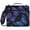 Blue Butterfly in Illustration Style, variant on Zipper Binder with Shoulder Strap 2 inch 3 Ring Waterproof File Folder Organizer Bag 500 Sheet Blue-purple and Cyan Butterflies