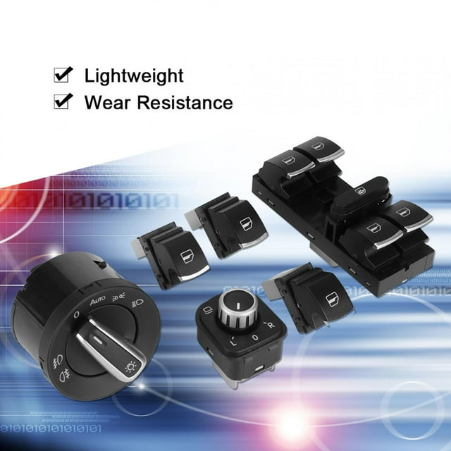 Longer Service Life Professional Headlight Switch Control, Stable Car Headlight Switch, Home For Old One Travel Broken One