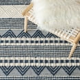 thumbnail image 6 of SAFAVIEH Natura Carly Geometric Area Rug, Navy/Ivory, 10' x 10' Square, 6 of 8