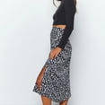 thumbnail image 3 of Falda midi de gasa, falda midi con estampado de leopardo Falda midi de gasa estampada Falda midi de gasa con estampado de leopardo Fiable y duradera, 3 of 6