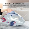 thumbnail image 4 of Yayeee Pillowcase Standard Size Set of 2 Satin Wrinkle Resistant Pillow Case, Blue Ice Hockey, 4 of 8