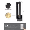 thumbnail image 2 of 18"H Dimmable Modern LED Wall Sconce, 2 of 7