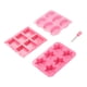 thumbnail image 5 of Dekaim 3 Piezas Moldes De Silicona Para Jabón, Moldes Rectangulares De Panal De Copo De Nieve, Moldes Para Jabón, Impermeables, Antideslizantes, Moldes Para Pastel, Chocolate, 5 of 5