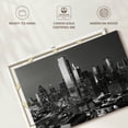 thumbnail image 6 of Elephant Stock Monochrome Dallas Texas Wall Art - Horizontal Canvas Wall Art - Living Room Wall Decor - City Canvas - Gray And Black Decor - 12" x 8", 6 of 8
