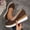 Brown, variant on Crunowin Women's Color Block Pointed Toe Wedge Shoes, Buckle Closure Thick Sole Fashionable Casual Summer Trendy Comfortable Footwear Black 5.5
